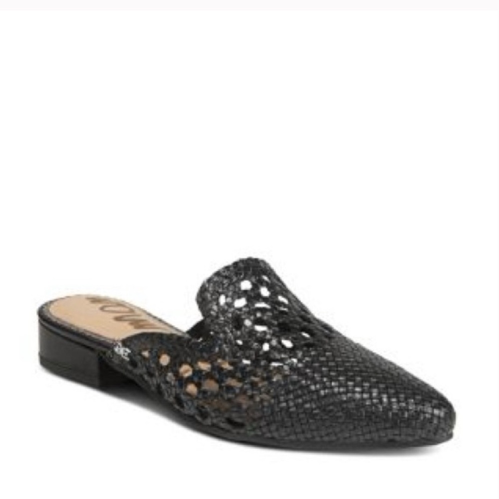 Sam Edelman Clara Woven Leather Mules